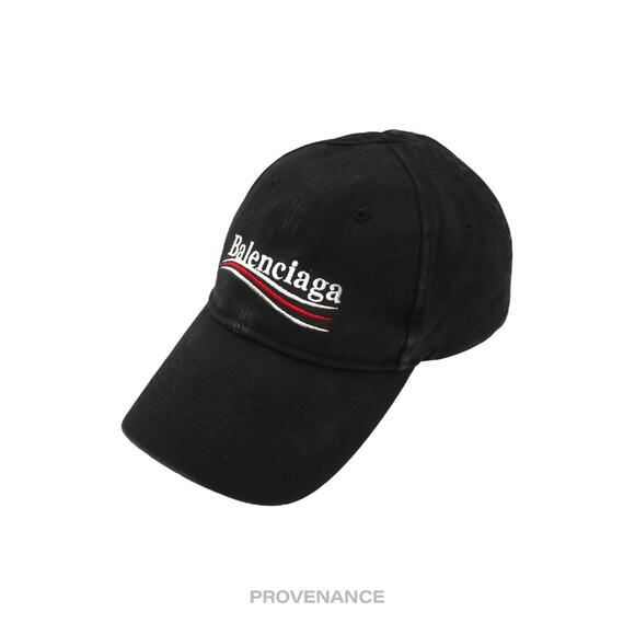 🔴 Balenciaga Political Campaign Cap Hat - Washed Black - Picture 2 of 12